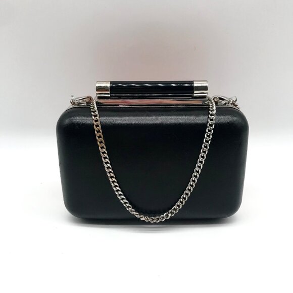 Diane von Furstenberg Bright Coral Small Crystal Embellished Convertible Clutch - Picture 2 of 10